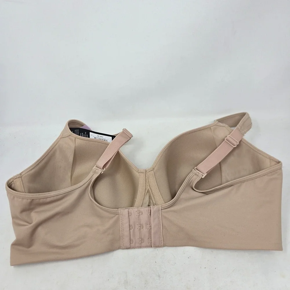 Bali One Smooth U Minimizer Bra‎ Nude Underwire Convertible Straps 38D DF3490